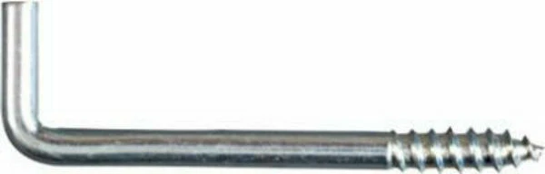 National Hardware N120-287 Square Bend Hooks, 3-1/16", Zinc, 2-Pack