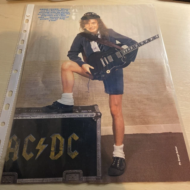 AC/DC ANGUS Young ,,,, Original Advert/ Poster/Clipping EUR 4,69 ...