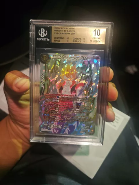 BGS 10 SS Gogeta, Fusion Reborn DIOS RARO BT22-140 RDA Dragon Ball