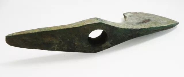 ZURQIEH -as10761- ANCIENT LURISTAN, HUGE BRONZE AXE HEAD. 1200 - 900 B.C 3