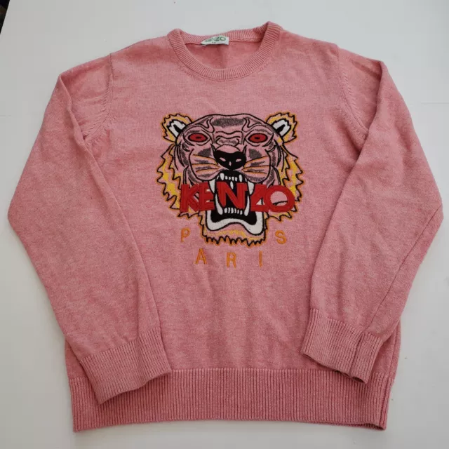 Maglione Kenzo Paris Tiger rosa bambine 7-8 ottime condizioni