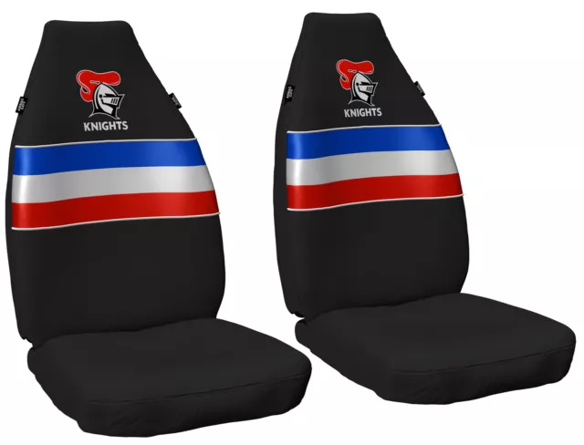 NEWCASTLE KNIGHTS Official NRL Seat Covers Airbag Compatible Universal Fit