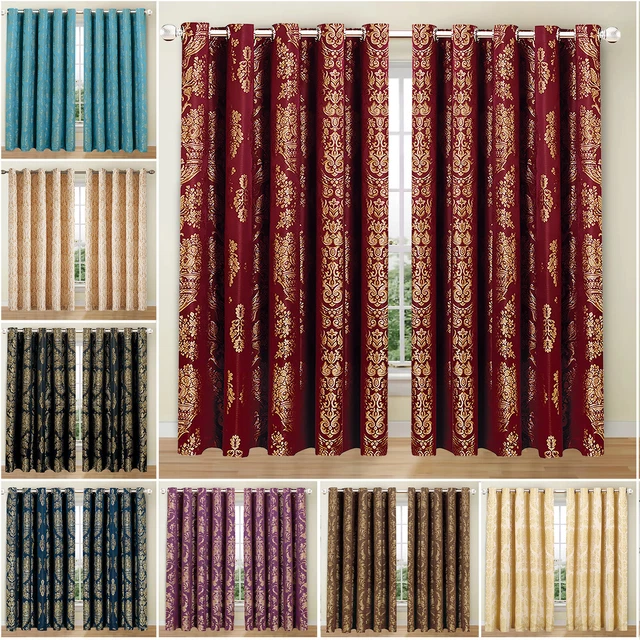Cream White Chenille Jacquard Herring Bone Curtains Polyline Drapes – Anady Top