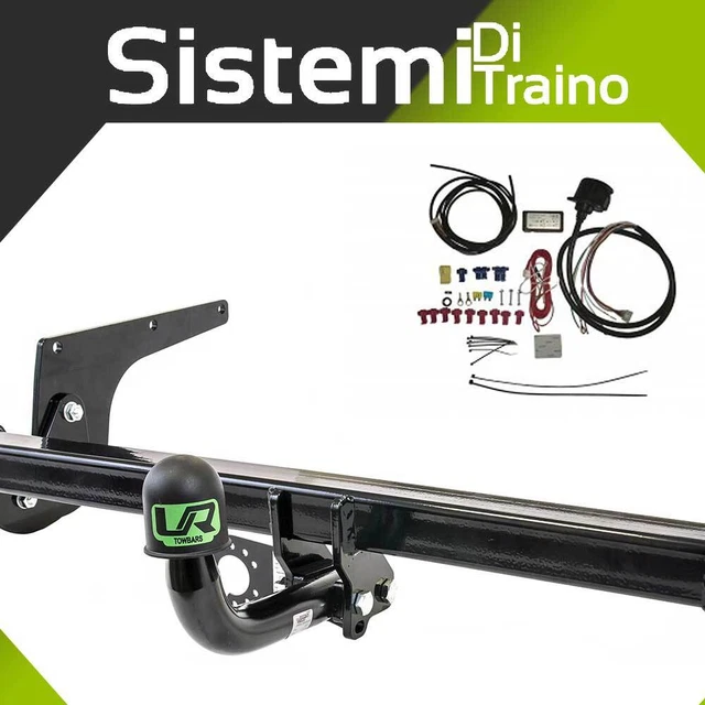 Gancio Di Traino Fisso Per Fiat Punto II - Omologato, D 6.4kN, Con Kit Elettrico 7 Poli Universale - Foto 9