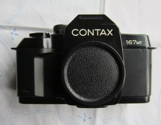 Contax 167 MT Spiegelreflexkamera  Gehäuse mit Data Back d-7