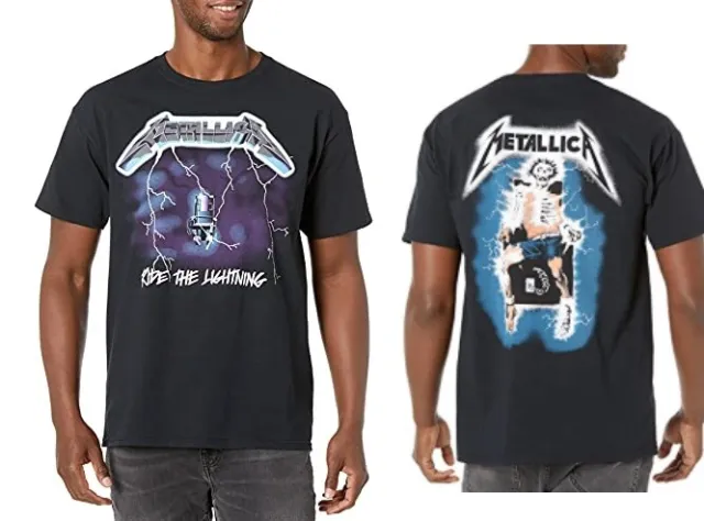 Metallica Ride the Lightning Mens  T-Shirt - Mens Tees Lightweight - Brand New