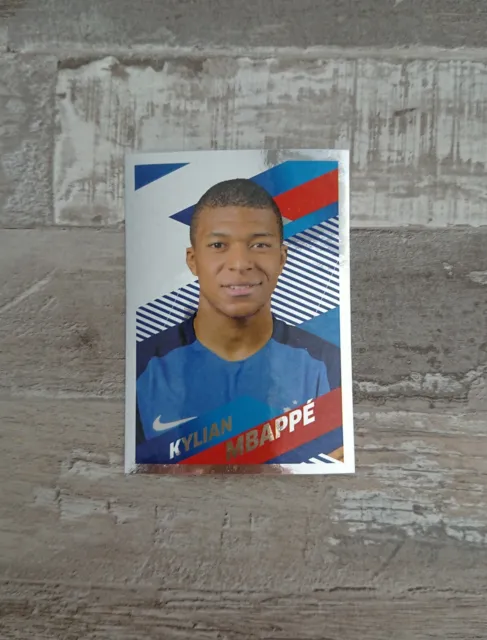 Panini KYLIAN MBAPPE 2018 / Argent / Rookie World Cup Russia Foot Sticker Silver
