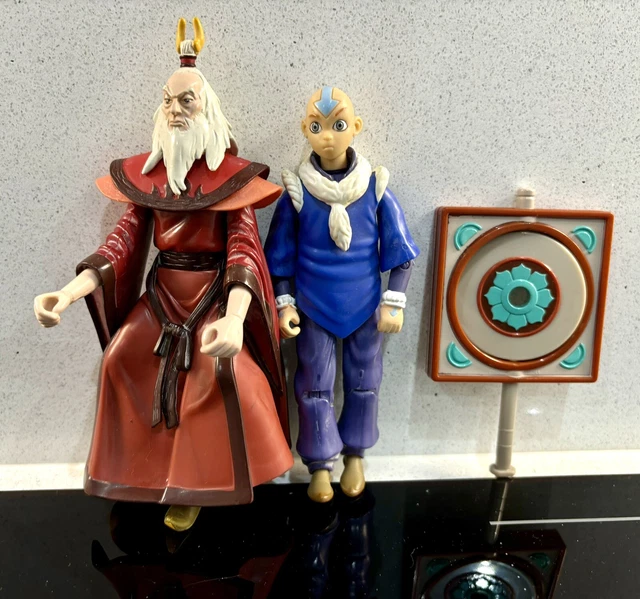 AVATAR THE LAST Airbender Action Figures Aang Roku Bundle £11.99 ...