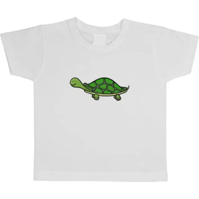'Happy Tortoise' Children's / Kid's Cotton T-Shirts (TS027107)