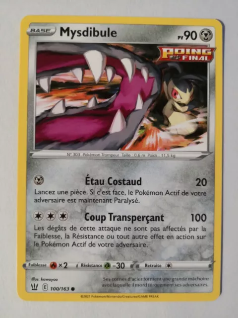 Pokemon Card - Mysdibule 100/163 - Sword & Shield Combat Styles EB05
