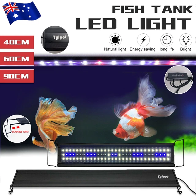 Aquarium Light Lighting Full Spectrum Aqua Plant Fish Tank Bar LED Lamp 40/60/90