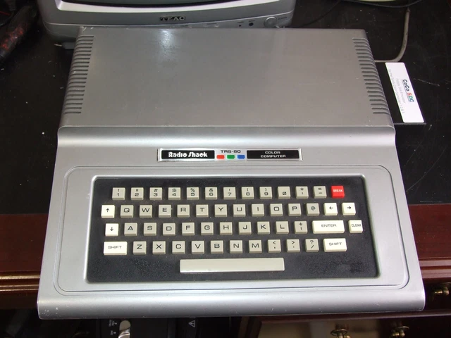 Tandy Radio Shack TRS-80 64K Color Computer vintage Coco 1 with CocoSDC