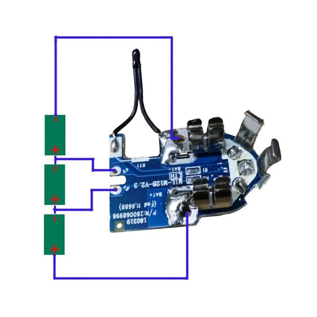 Tout Neuf PCB Carte Circuit Charge Bleu DIY Protection Ccl Réparation Serrage
