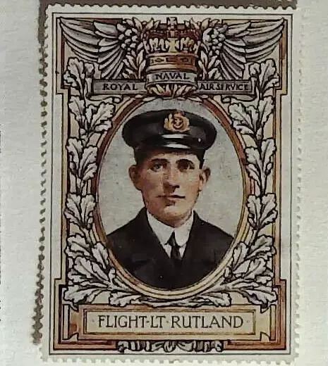 WW1 Lord Roberts Memorial Fund - Poster Stamps - Flight Lieutenant Rutland