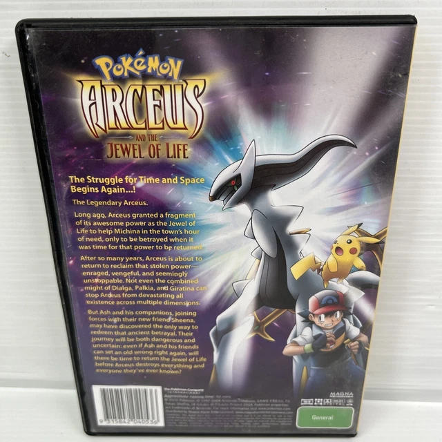POKEMON ARCEUS AND The Jewel Of Life DVD VGC £3.61 - PicClick UK
