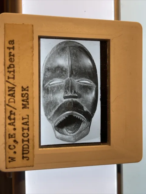 Dan “Judicial Mask” Ivory Coast African Tribal Art 35mm Slide