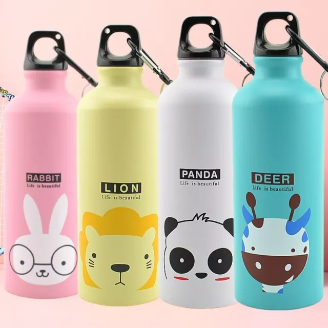 Water Bottle Lovely Animals Creative Leakproof BPA Free Sport Bottle 750ml