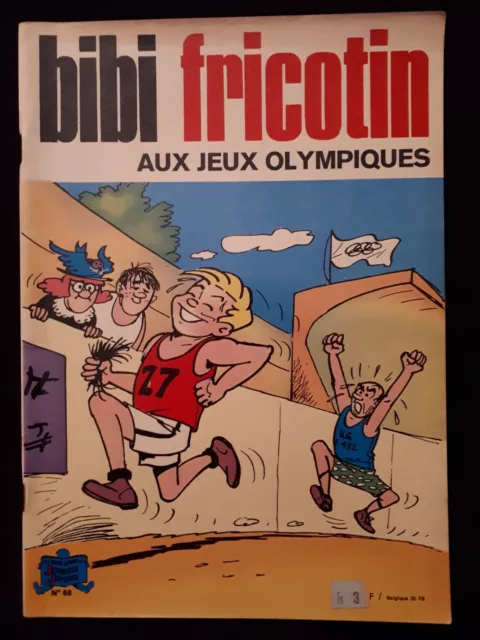 bibi fricotin * Nr. 68 * Societé Parosiene 1974 / AUX JEUX OLYMPIQUES