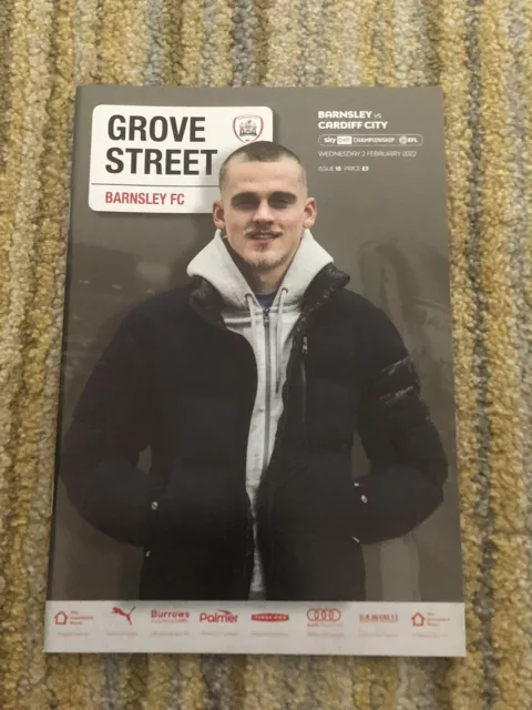 Barnsley v Cardiff City - 2021/22 - Championship - Match Day Programme