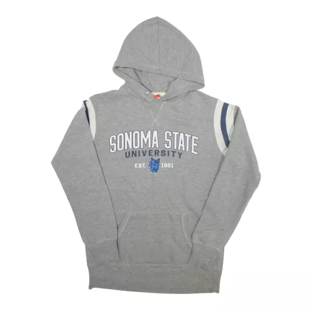 CHAMPION Sonoma State University USA Hoodie Grey Pullover Mens S