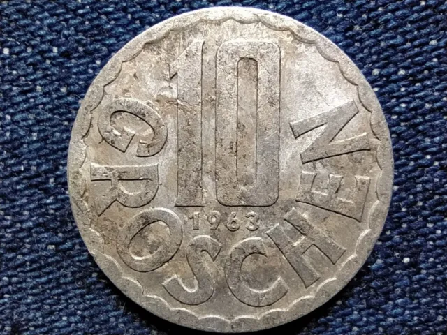 Austria 10 Groschen Coin 1962