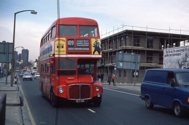 ORIGINAL LONDON TRANSPORT BUS Slide AEC Routemaster RM195 A23 at ...