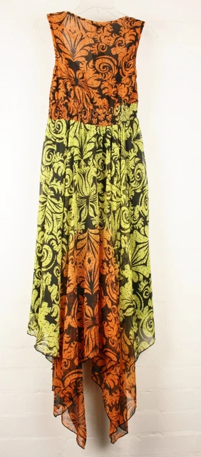 River Island BNWT Patterned Ruffle Dress Sz 10 2