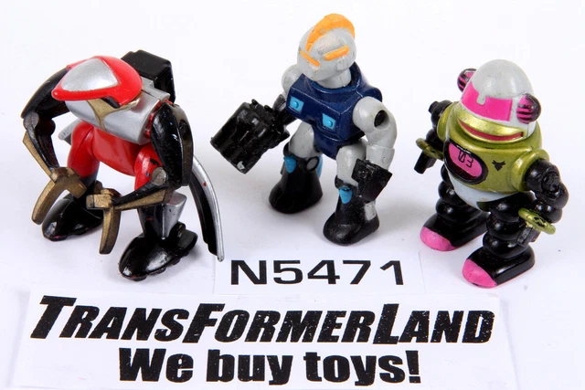 Draxon, Fusor, Proton Series 1 100% Complete Zbots Micro Machines