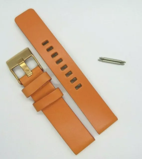 Diesel Original Spare Band Leather DZ5552 Watch Orange Strap 0 23/32in