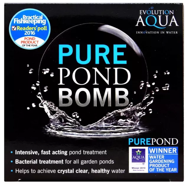 Evolution Aqua Pure Pond Bomb Cleaning Treatment Clear Healthy Fish Pond Water 3