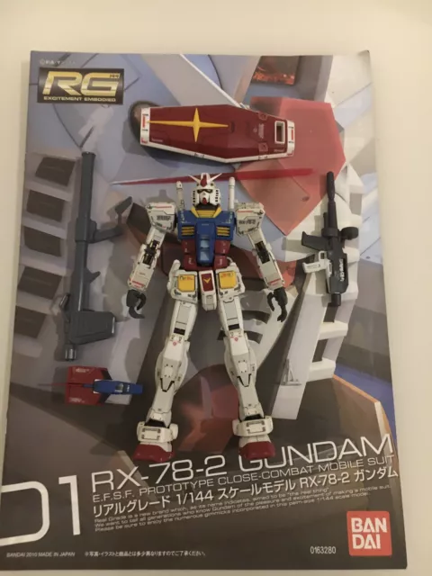 Bandai Gunpla RG 1:144 Gundam RX 78 2 Custom