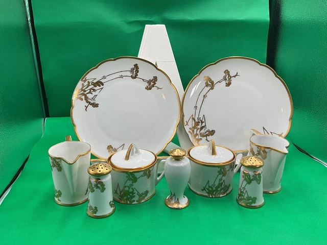HUTSCHENREUTHER SELB RARE Gold Fairies Charger Plate Bavaria Hutschenreuther Selb Bavaria 24K Gold Encrusted China – 11
