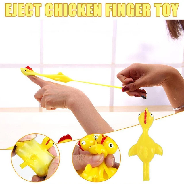 Novedad Catapulta Pollo Niños Niños Bolso de Fiesta Juguete Rellenos