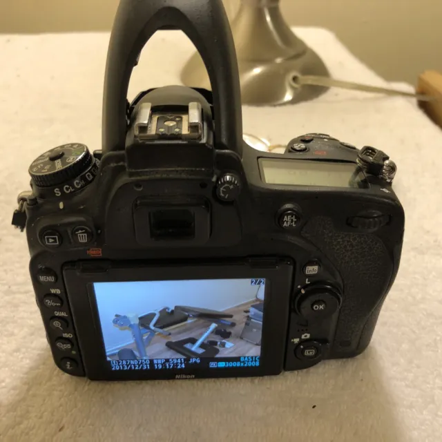 Nikon D750 FX/Full-Frame 24.3 MP Digital SLR Camera - Black (Body Only) Tested!
