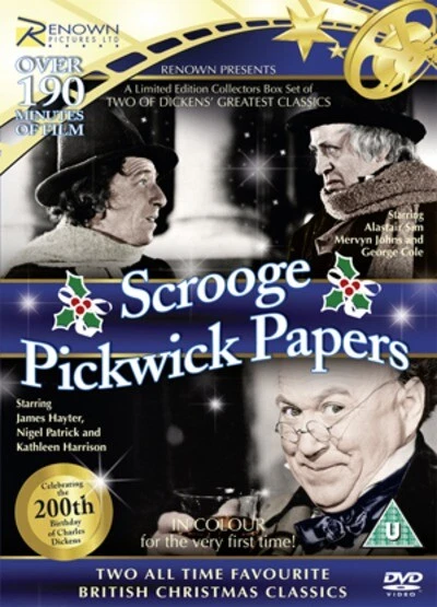 Scrooge/The Pickwick Papers (In Colour) DVD (2012) Alastair Sim, Hurst (DIR)