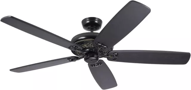 Luminance Kathy Ireland Home Crown Select Eco 72" Span Ceiling Fan Barbeque Blac