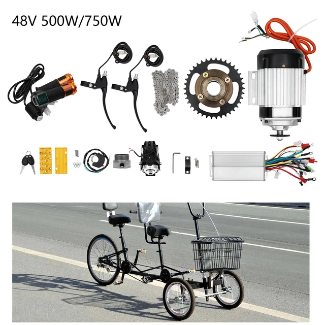 Kit Conversione Bici Elettrica Controller Motore Brushless Per
