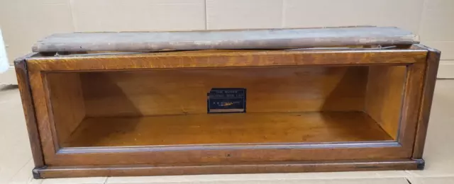 Antique Moses & Co Quarter Sawn Oak Barrister Bookcase Section E