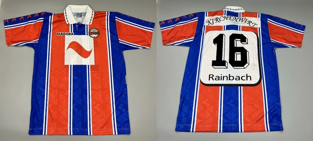 Maillot Vintage SK Rapid Wien SCR - Saison 1995/1996 - Taille Large - Diadora - Authentique
