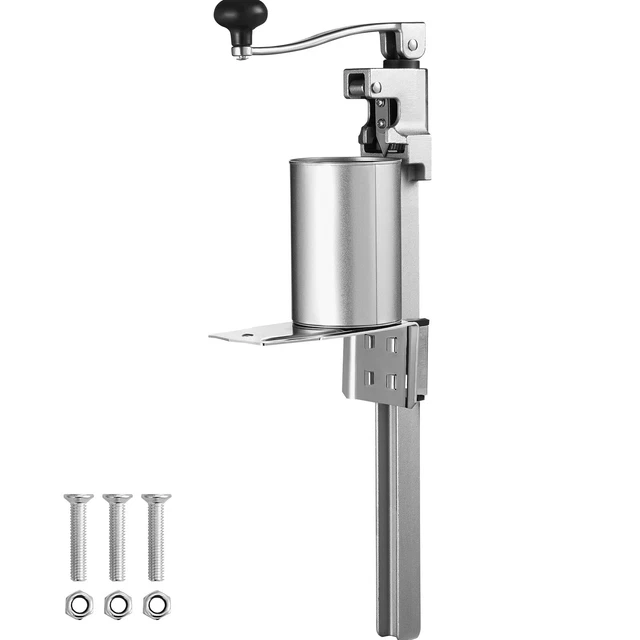 Ouvre-Boîte Professionnel Wiltec De Table - Jusqu'à 50 Cm Hauteur, Fonte + Acier Trempé, Fixation Serre-Joint Ou Vis, Gastronomie