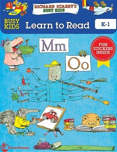 BUSY KIDS LEARN TO READ!: K-1 (RICHARD SCARRY'S BUSY KIDS) By Erica Farber *VG+*