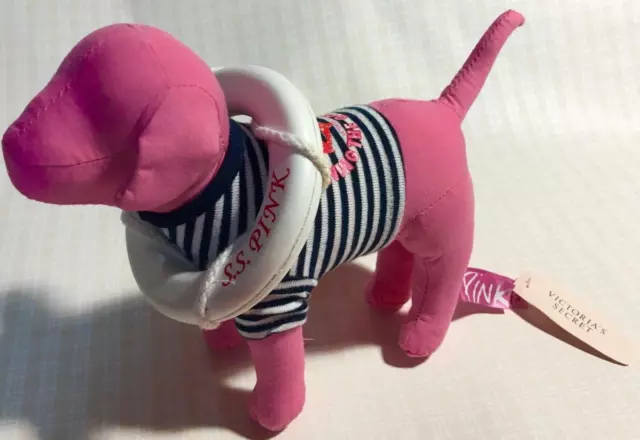 VICTORIA SECRET PLUSH Dog Nautical with Life Preserver T Shirt