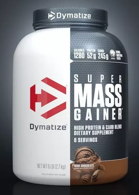 DYMATIZE SUPER GANADOR DE MASA (6 LB) carbohidratos iso elite 100 proteína de suero amino