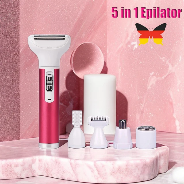 Rasoio elettrico 5 in 1 zona intima rasoio donna bikini trimmer epilatore