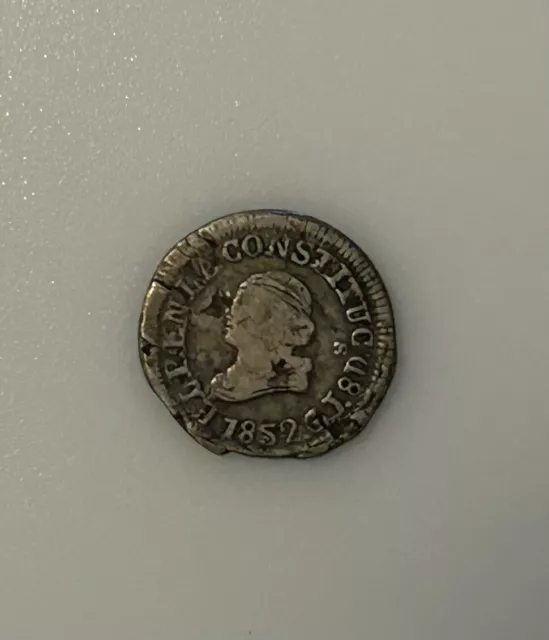 Ecuador Un Cuarto   1852  Nice Coin must see it