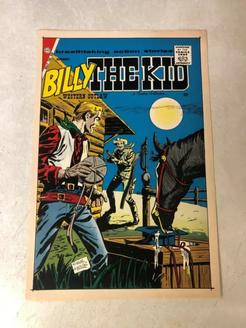 BILLY THE KID #15 Art Original Approval Cover Proof 1958 WESTERN moonlit rifle