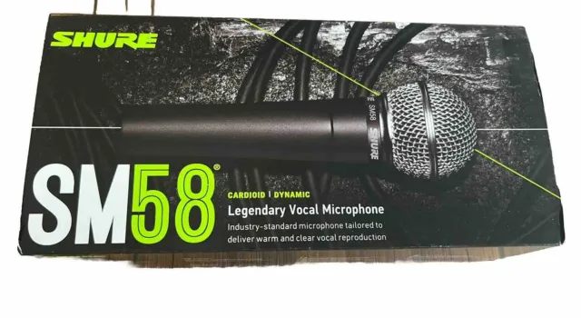 Shure SM58-S dynamisches Gesangsmikrofon schneller Versand UK Verkäufer brandneu