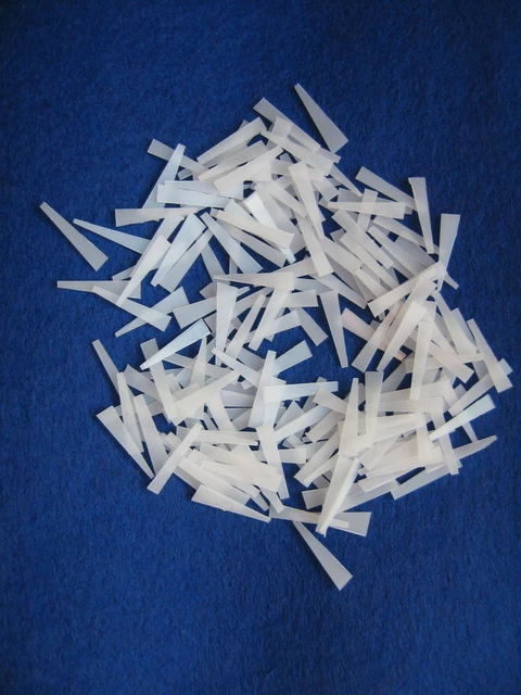 Plettri In Delrin Per Clavicembalo - Jack Plectra 15 Mm (5/8") - Set Da 100 Pezzi, Facili Da Installare, Hugh Craig Harpsichords