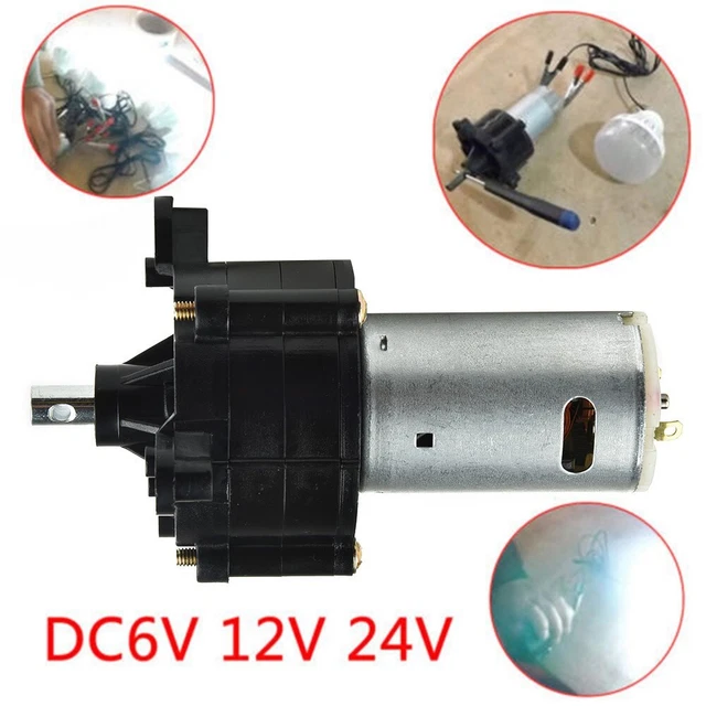 Permanent Aimant Dc Moteur Réversible Électrique Gear Haute Vitesse for DIY
