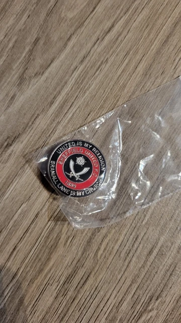 Sheffield United FC Fußballverein Pin Abzeichen Yorkshire Klingen SUFC Sheff Utd